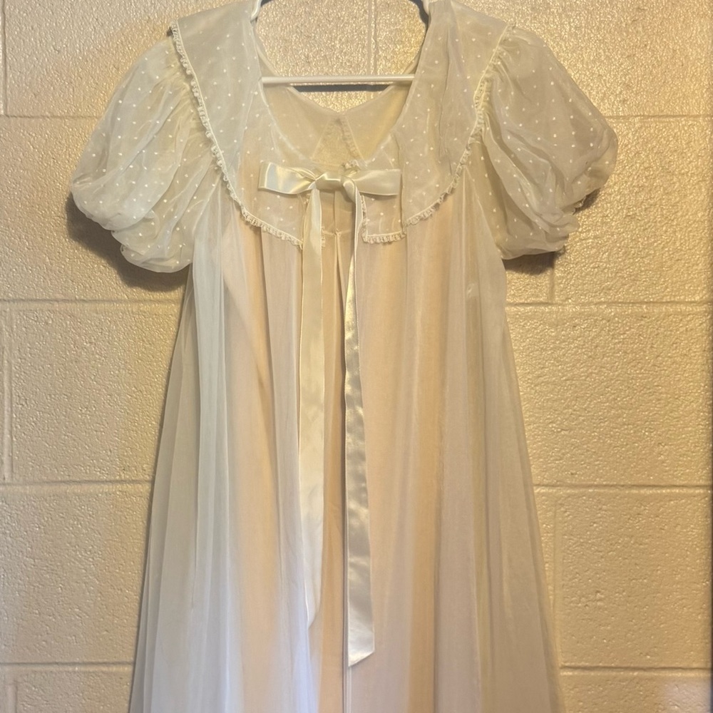 1950s Vanity Fair Bridal Robe and Slip